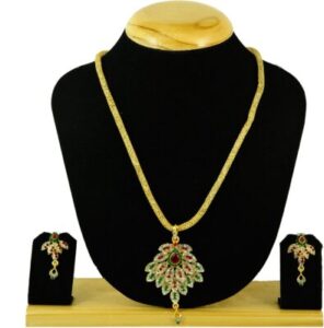 KALYANI COVERING Brass ,  Copper ,  Crystal Jewel Set