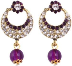 SP Jewellery Rhodium Alloy Dangle Earring