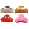 Takspin casual & stylish collection of clutcher ( set of 2 big & 2 small) Hair Claw