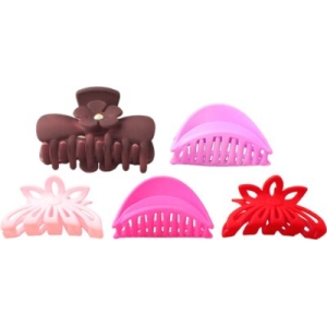 Takspin casual & stylish matte finish clutcher( set of 5) Hair Claw