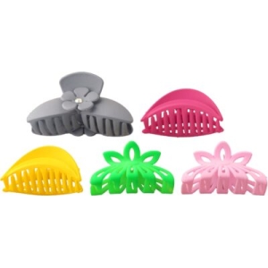 Takspin casual & stylish matte finish clutcher( set of 5) Hair Claw