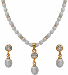 Nisa Pearls Mother of Pearl Jewel Set