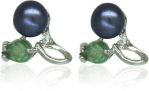 OnlinePearlShop Pearl Alloy Stud Earring