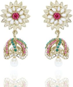 Forever Carat Elegant Alloy Jhumki Earring
