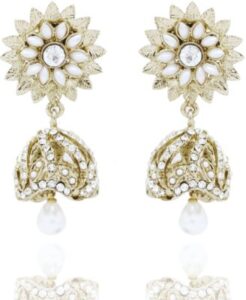 Forever Carat Elegant Jewel Alloy Jhumki Earring