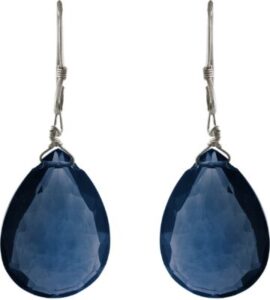 Pearl Paradise Hydro Rhodium Quartz Silver Dangle Earring