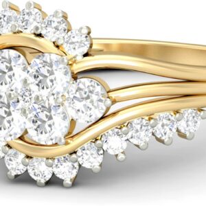 WearYourShine by PCJ The Radelle Diamond Gold Diamond Yellow Gold 18 K Ring