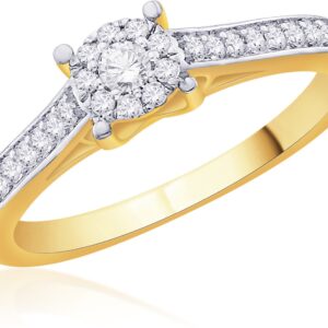 Karatcraft Clariz Gold Diamond 18 K Ring