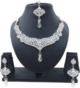 Shree Bhawani Art Jewellery Alloy Jewel Set