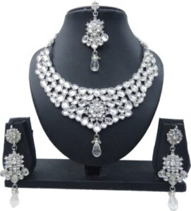 Shree Bhawani Art Jewellery Alloy Jewel Set