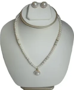 Sri Bansilal Pearls Alloy Jewel Set