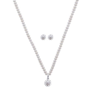 Shagun Simple & Astonishing Pearl Alloy Jewel Set